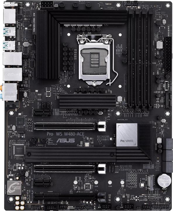 Produktbild ASUS Pro WS W480-ACE (LGA 1200, Intel W480, ATX)