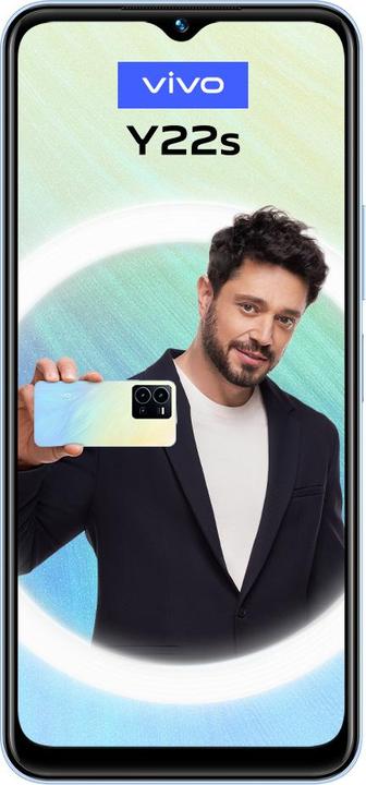 Produktbild Vivo Smartphone Y22s 6/128GB Blau (128 GB, Cyan, 6.55", Dual SIM, 4G)