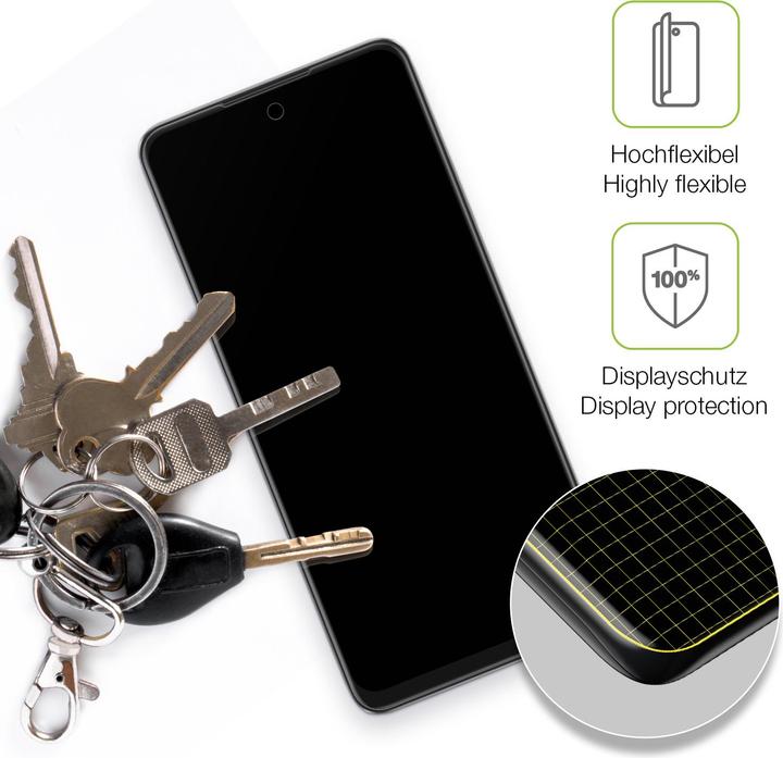 Actual product image Dipos Full Cover Screen Protector Matte (1 Piece, Oppo A40M)