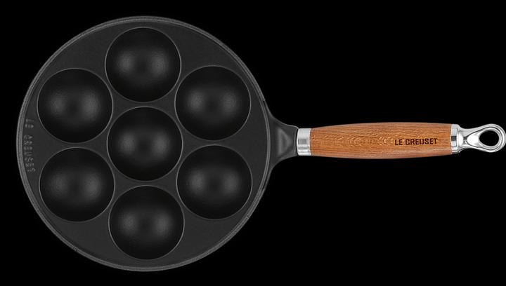 Produktbild Le Creuset Pförtchenpfanne Mit Holzgriff (20 cm, Pfannenset + Topfset, Gusseisen, Emaille)