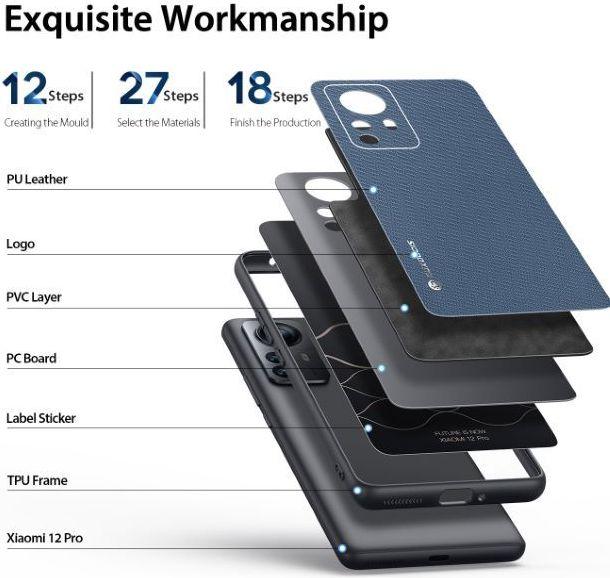 Produktbild Dux Ducis Fino Series Hardcase Hülle (Xiaomi 12 Pro)