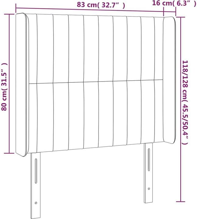 Produktbild VidaXL Lilyana (83 x 16 x 128 cm)