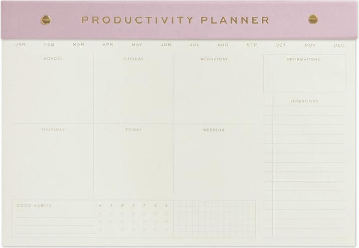 Produktbild Designworks Productivity Planner (35 x 25 cm, Englisch)