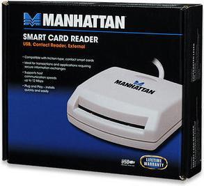 Produktbild Manhattan SmartCard-Leser - USB - weiss (USB)