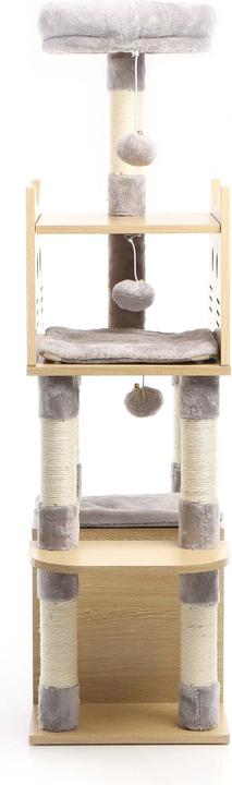 Produktbild Fudajo Kratzbaum (12.60 cm, Holz + Grau)