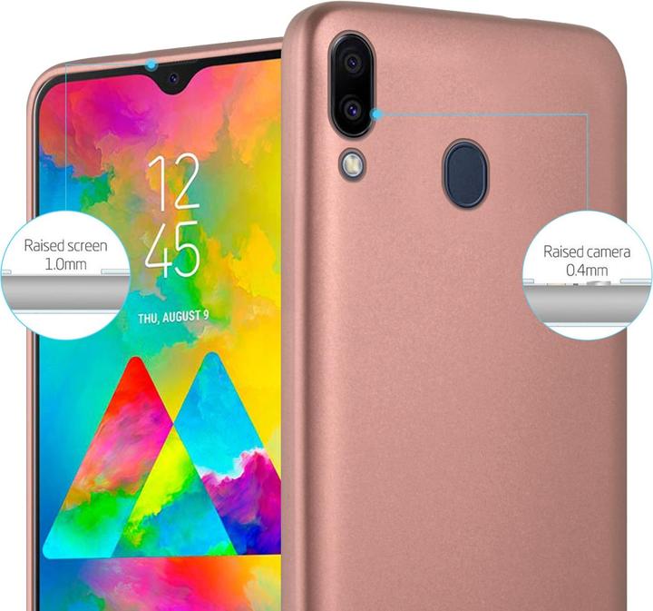 Actual product image Cadorabo TPU Matt Metallic Cover (Samsung Galaxy M20)
