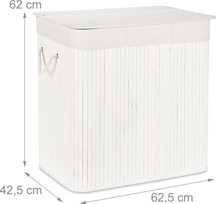 Actual product image Relaxdays Laundry basket (40 l)
