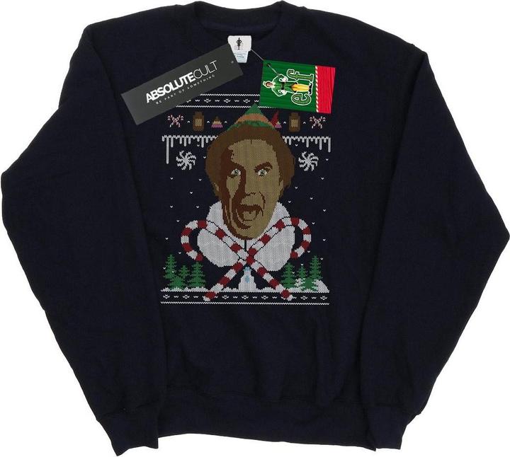 Elf Christmas Fair Isle Sweatshirt (M)