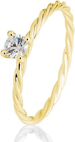 Breuning Verlobungsring Kordel (53, 585/14 K Gold)