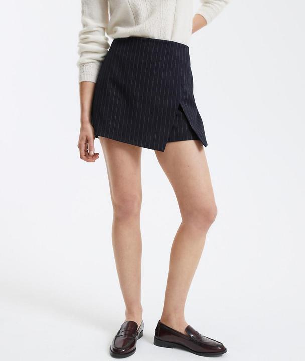 Actual product image La Redoute Collections Skort with pinstripes (38)