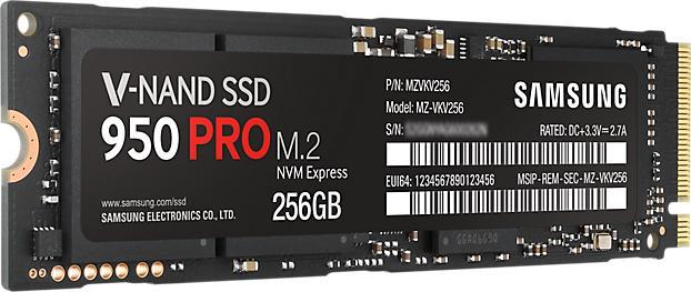 Produktbild Samsung 950 Pro (256 GB, M.2)