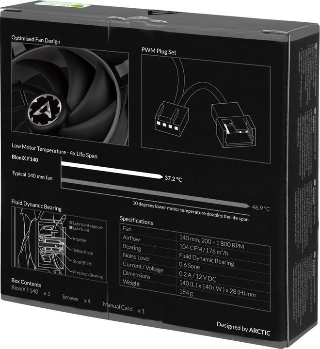 Produktbild Arctic BioniX F140 (140 mm, 1 x)