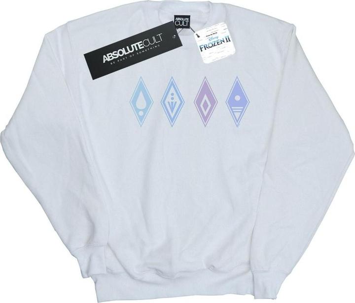 Actual product image Disney Mens Frozen 2 Elements Symbols Sweatshirt (4XL)