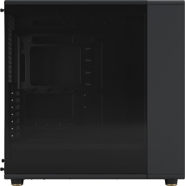 Actual product image Fractal Midi North XL RC Charcoal Black TG (ATX, Mini-ITX, E-ATX)