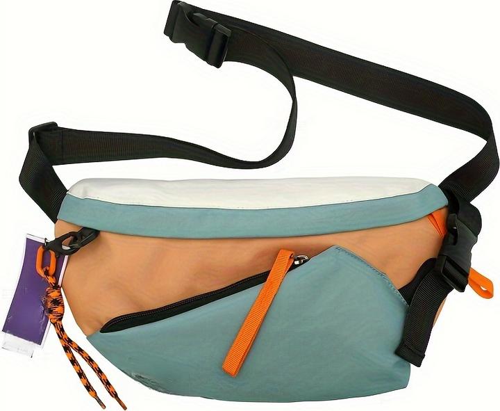Actual product image Only-Bags.Store Casual chest bag with pendant, street style shoulder bag crossbody bag, multifunctional hip bag