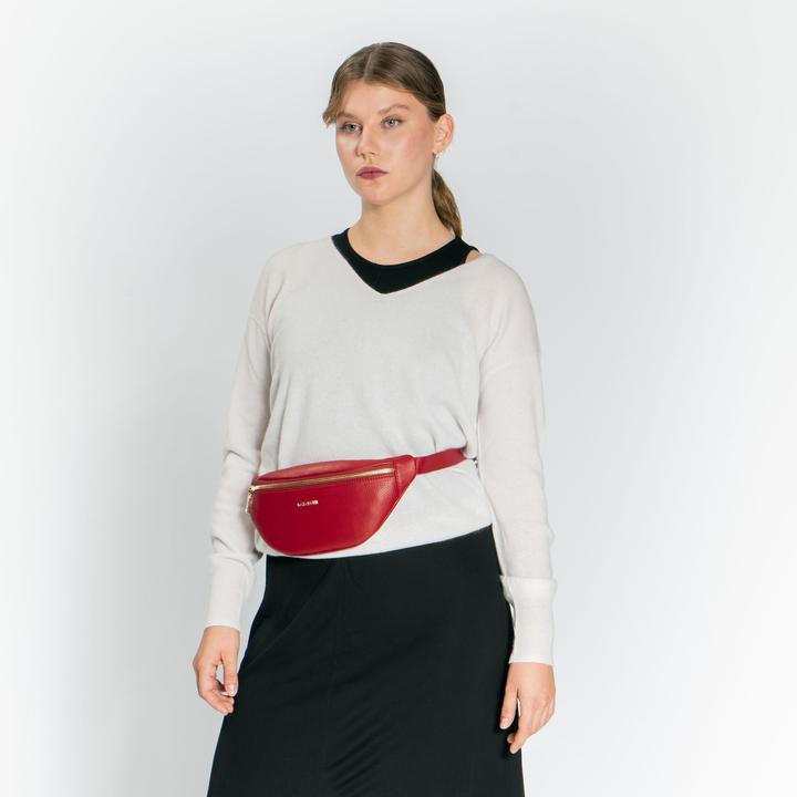 Actual product image Lazarotti Bologna Leather Belt Bag Leather 31 cm