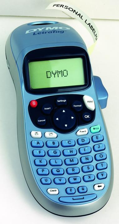 Image du produit Dymo Etiqueteuse manuelle "LetraTag PLUS", incl. 1 ruban papier en blanc & 1 ruban plastique transparent