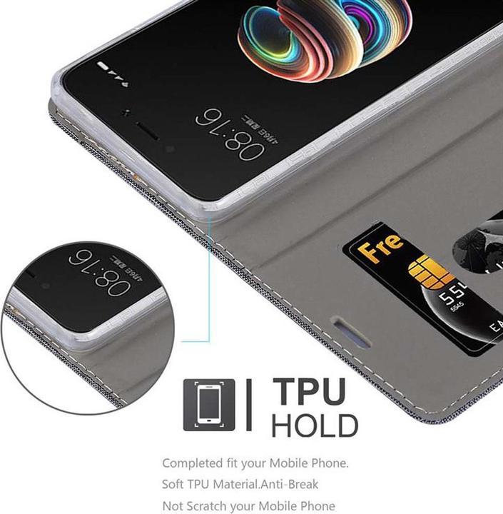 Produktbild Cadorabo Book Jeans Optik Cover (Xiaomi Redmi 5A)