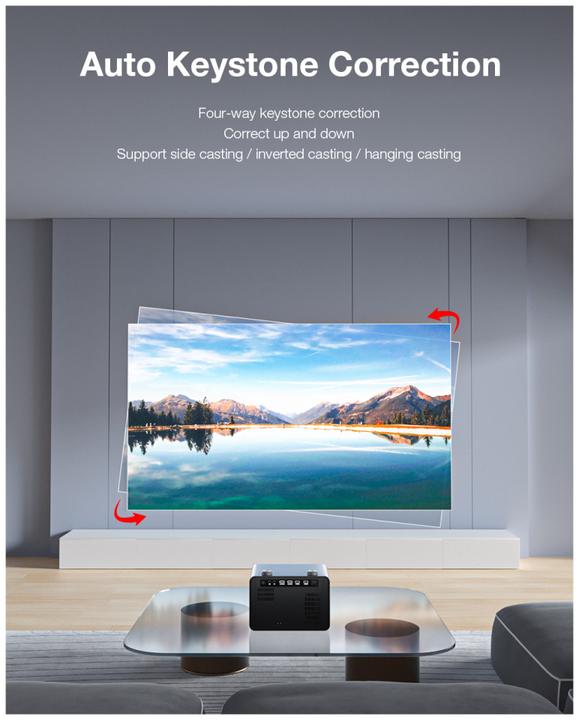 Actual product image BlitzWolf Projector LED BW-V7, 1080p, Android, Bluetooth (850 lm)