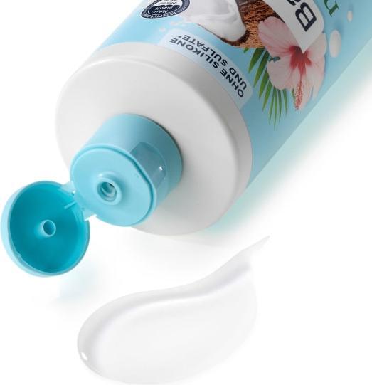 Image du produit dm Balea Shampooing Natural Beauty Extrait d'hibiscus bio et lait de coco (400 ml, Shampoing liquide)