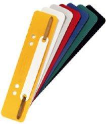 Actual product image Herlitz Filing strips, 34 x 150 mm, PP film, assorted colours with plastic cover strip, perforation: 60-80