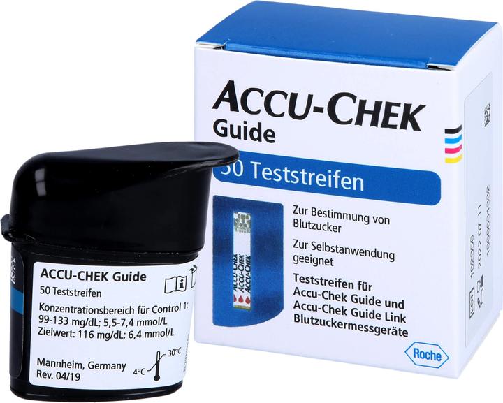 Produktbild Roche ACCU-CHEK Guide Teststreifen, 50 St. Teststreifen (Teststreifen)