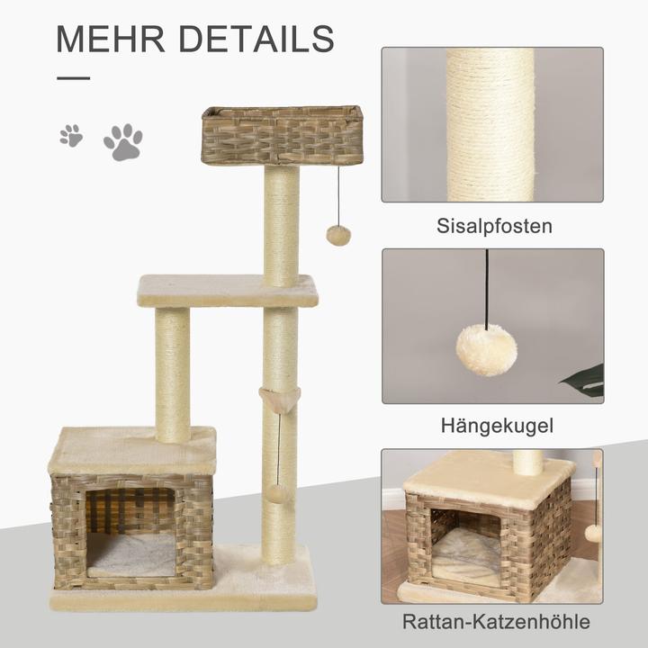 Produktbild Jamb Katzenbaum (109 cm, Braun, Beige)
