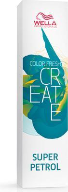 Wella Vopsea semipermanenta Professionals Color Fresh Create Super Petrol, Petrol, 60ml (Super Petrol)