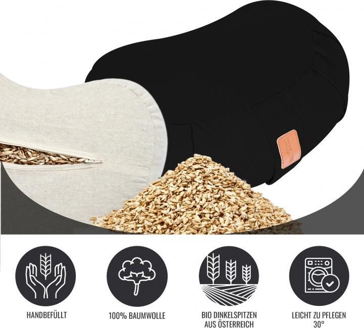 Actual product image Gorilla Sports Yoga crescent pillow (19 cm)