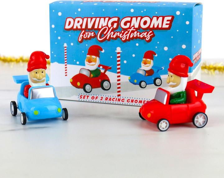 Produktbild Gift Republic Driving Gnome For Christmas - Aufziehspielzeug