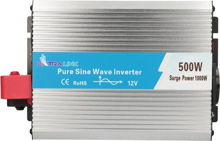 Immagine prodotto Extralink CONVERTITORE DI TENSIONE PER AUTO -,, PURE SINUS OPIP-500W adattatore/invertitore di corrente per
