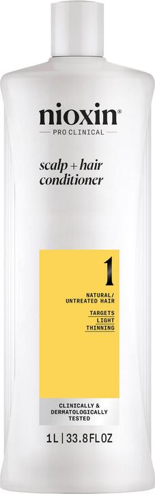 Actual product image Nioxin Scalp + Hair System 1 Conditioner (1000 ml)