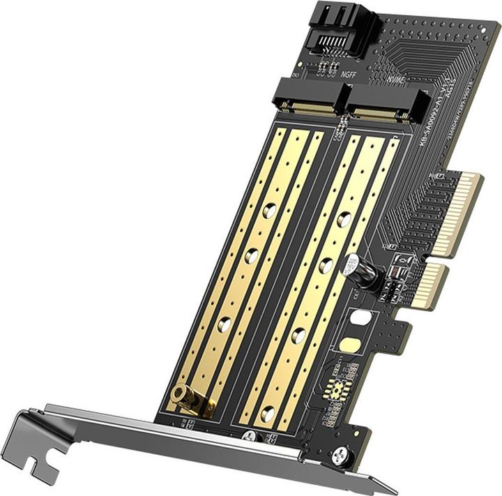 Ugreen Adaptateur PCIe 3.0 x4 vers M.2 M-Key + M.2 B-Key