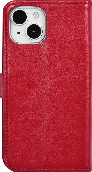 Actual product image UNIQ Accessory Case iPhone 15 - Book Case imitation leather red No.704 (Apple iPhone 15)