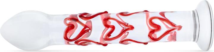 Actual product image Gildo Glass Dildo With Hearts