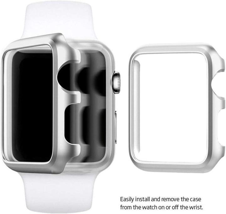 Produktbild Hermex Apple Watch 38mm Metall Hard Case Cover Hülle ROSÉGOLD / PINK