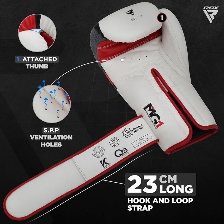 Actual product image Rdx Boxing Glove Bgr-F7 Red (16 OZ, One size)