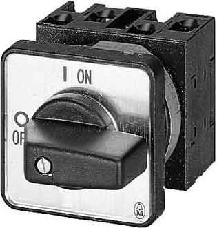 Produktbild Eaton 081565 Stufenschalter, Kontakte: 5, 20 A, Frontschild: 0-5, 45 Grad, 5 Stufen 45 Grad, Rastend