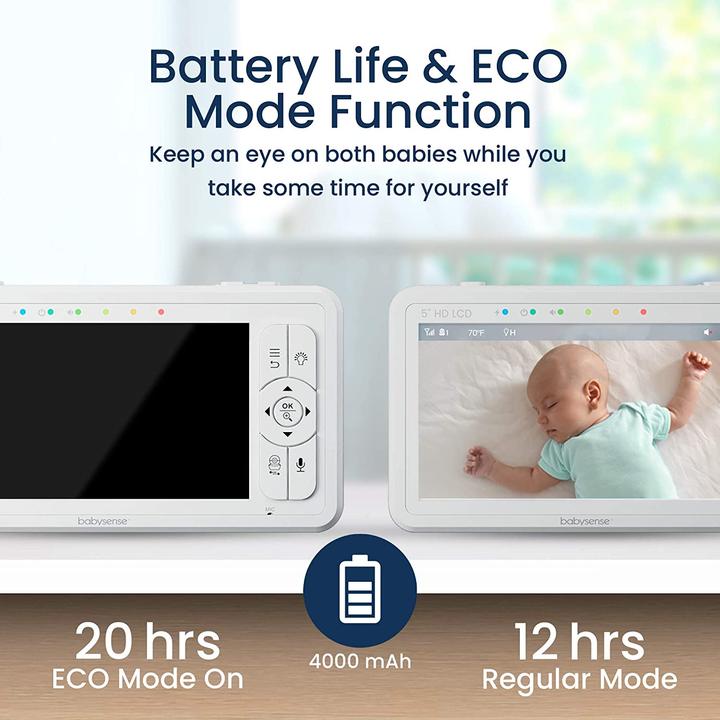Image du produit Babysense Europe HD avec caméra (Vidéo et audio, 280 m)