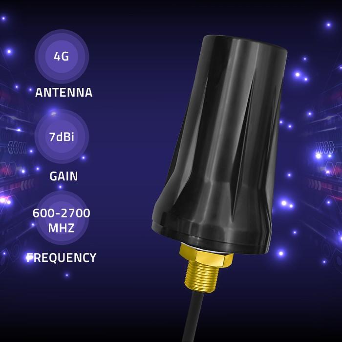 Image du produit Qoltec Antena 4G LTE dookólna DUAL | 7dBi | Zewnętrzna (4G)