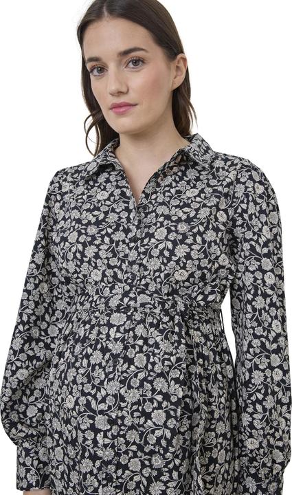 Actual product image Vertbaudet Floral dress for pregnancy and breastfeeding with button placket (32)
