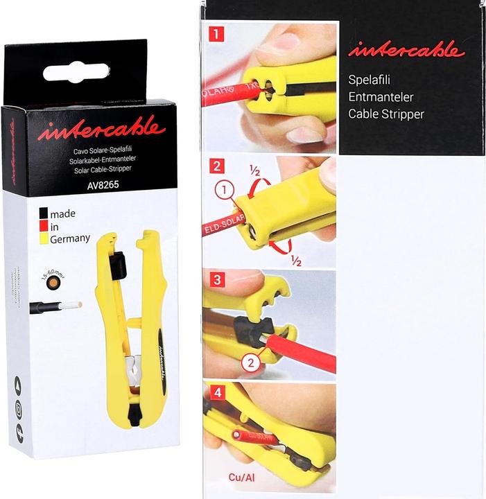 Actual product image Intercable INTE IC solar cable stripper (125 mm)