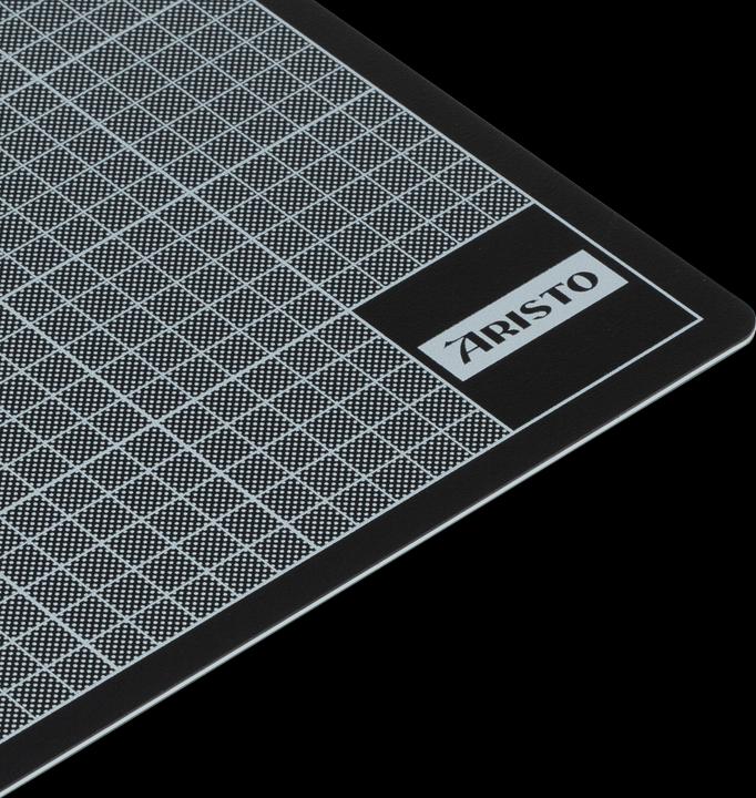 Produktbild Aristo Schneidunterlage 45x60 grünsw (45 x 60 cm)