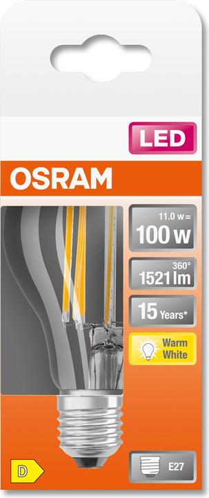 Immagine prodotto Osram Retrofit classico (E27, 10 W, 1521 lm, 1 x, D)