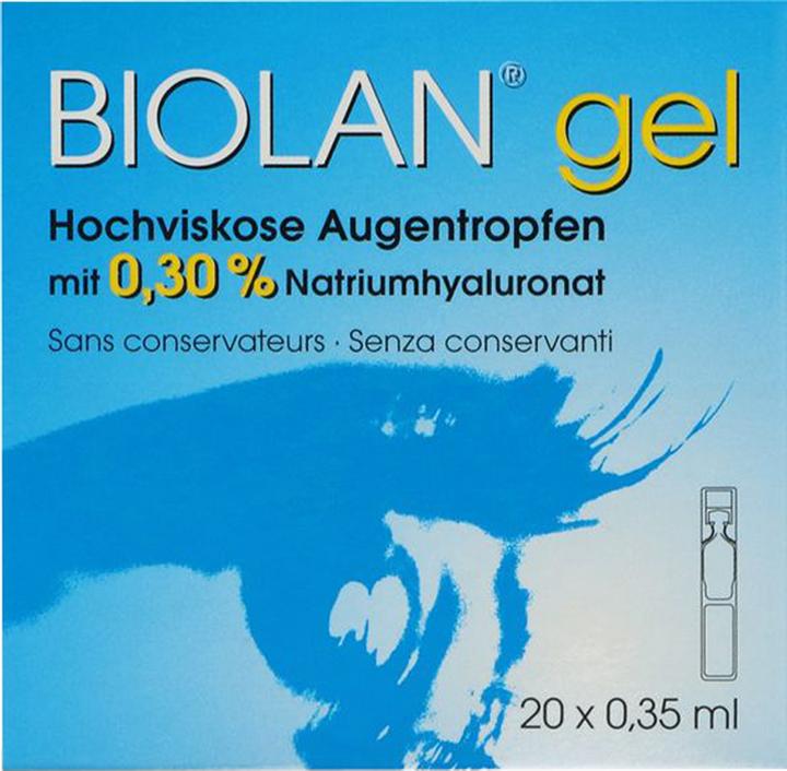 Actual product image Biolan Gel eye drops 20x0.35ml (7 ml, 20 x 0.35 ml)