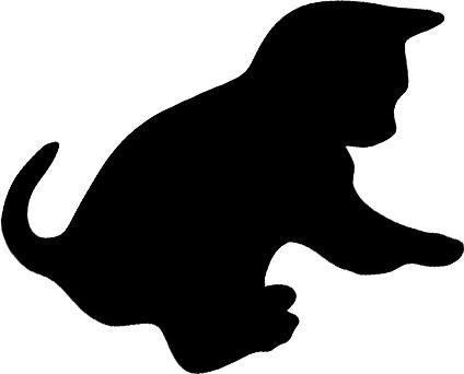 Securit Silhouette Cat (Blackboard, 46 x 29 cm)