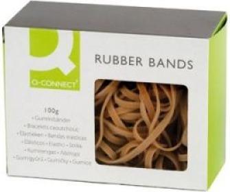 Actual product image Q-Connect Rubber band no. 34 brown, 100g (90 pcs.)