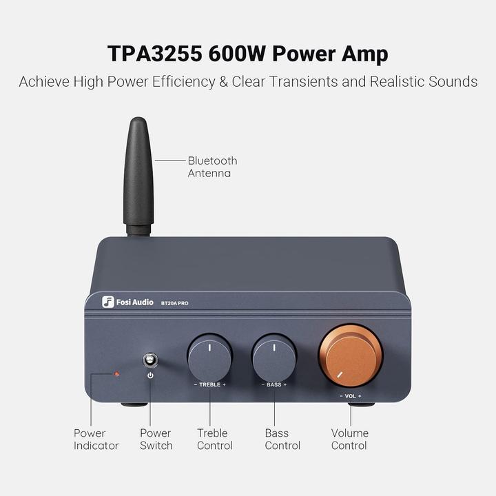 Image du produit Fosi Audio BT20A PRO (Amplificateur)