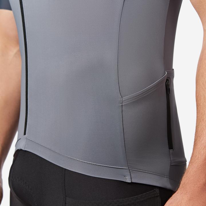 Image du produit Van rysel Maillot vélo route manches courtes été ajusté homme - EDR 2 gris (XL)