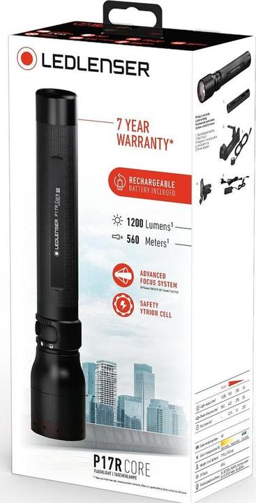Productafbeelding Ledlenser P17R Kern (29 cm, 1200 lm)